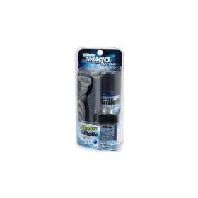 Gillette MACH3 Turbo Razor Plus Bonus Shave Gel and Power Caps