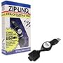 Ziplinq ZIP-DATA-P03 Retractable iPAQ 2 Charge and Sync Cable (2.5 feet, Black)