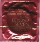 12 Beyond Seven Plus, Spermicidal Latex Condoms, Spermicidally Lubricated for Extra Protection