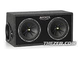 Kicker 05DC104 10 Comp Dual Vented Box, 4 Ohm