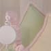 Froggy - Pink - Decorator Pillow - Green Gingham w/ Pink Chenille Cord