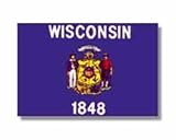 Wisconsin Flag Polyester 3 ft. x 5 ft.