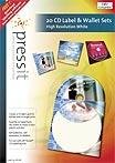 PressIT DVD/CD Label Packs - Label & Wallet Set (20)
