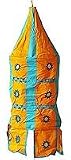 ShalinCraft Lampshades Multicolored Applique Embroidered Fabric Indian-Style (clamp057)
