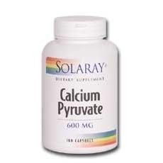 Solaray – Calcium Pyruvate, 100 Capsules
