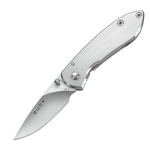 Buck Knives - Colleague, Stainless Handle, Plain by Buck Knives