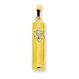 24k Gold-plated Sterling Silver Mezuzah Charm