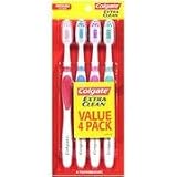 Colgate Plus Bi-Level, Soft Full Head Toothbrush (Pack of 4)