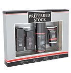 PREFERRED STOCK by Coty SET-COLOGNE SPRAY 1 OZ & AFTERSHAVE 1 OZ & SHAVE CREAM 6 OZ & AFTERSHAVE BALM 2 OZ