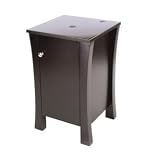 Pegasus PE714107 18-Inch Vessel Vanity with Black Granite Top, Espresso