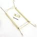 Tools & Hardware : Plate Hanger, 14" x 18" Brass