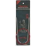 Red Line Circular Knitting Needles: 40"-Size 6