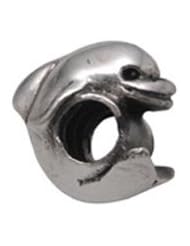 Zable Dolphin Animals Seashore Nautical Sterling Silver Charm