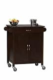 LINON HOME DECOR 4402WAL-MARB-01 LIVING ACCENTS KITCHEN CART 21 x 32 x 36 -