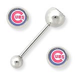 MLB Chicago Cubs Tongue Ring