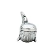 Kera Sterling Silver Whale Bead