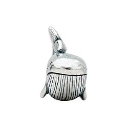 Kera Sterling Silver Whale Bead