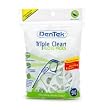 DenTek Triple Clean Floss Picks, Mint - 90 Ea/ pack, 4 pack