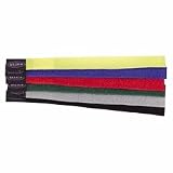 BLKF8B024Q - Cable Ties,for Audio/Computer Cables,6/PK,RD/GN/BK/YW/BE/GY