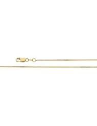 Box Chain 14K Gold White Ch619 24 Inch
