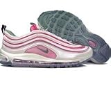 Nike Womens Air Max 97 (metallic zinc / army olive / team red)
