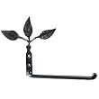 Iron Artistica Leaf Wall-Mounted Toilet Tissue Holder in Pewter finish