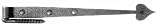 Acorn RIKBP 19.875 Inch Heavy Heart Gate Hinge with Pintle