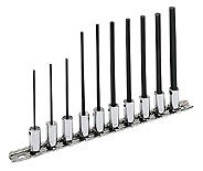 Armstrong 15-260 10pc 1/4 Drive Extra Long Hex Driver Socket Set