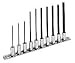 Armstrong 15-260 10pc 1/4 Drive Extra Long Hex Driver Socket Set