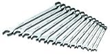 13 Piece SuperKrome Metric Long Pattern Combination Wrench Set