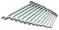 13 Piece SuperKrome Metric Long Pattern Combination Wrench Set