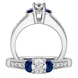 14kt. White Gold, 1 ct. tgw. Diamond Unity Ring