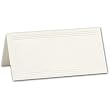 100 Pearl White Triple Panelled Place Cards