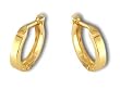 14kt Yellow Gold Huggie Hoop Earrings
