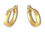 14kt Yellow Gold Huggie Hoop Earrings