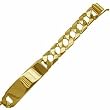 14K Yellow Gold Classy Sqaure Knots Men's Bracelet