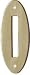 Brass Coin Slot Cover - Oval