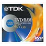 TDK Single-Sided DVD-RAM (DVDRAM47SY2V)