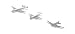 Herpa Trans Canada 3 Plane Set DC-3/VISCOUNT/L1049