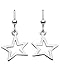 Kit Heath Open Star Dangle Earrings
