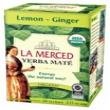 La Merced disc Organic Yerba Mate-w/Lemon and Ginger 20 Bags