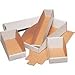 Aviditi BINBWZ418 Corrugated Open Top Bin Box, 18" Length x 4" Width x 4-1/2" Height, Oyster White (Case of 50)