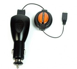ULTIMATEADDONS 2 AMP 2 in 1 Car Charger for HTC HD2 Smartphone