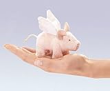 Folkmanis Winged Piglet Finger Puppet