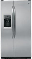 GE Profile PSCF5RGX 24.6 Cu. Ft. Side-by-Side Counter-Depth Refrigerator with Quick Ice Option,