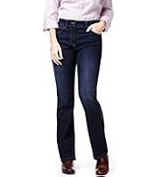 Petite Slim Bootcut Denim Jeans