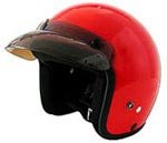 Open Face Motorcycle Helmets Scooter Helmet 10Red