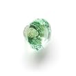 Diamond Cut Green Glass Drawer Knob
