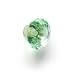 Diamond Cut Green Glass Drawer Knob