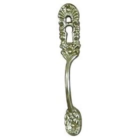 Keyhole Escutcheon Pull Brass